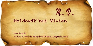 Moldoványi Vivien névjegykártya