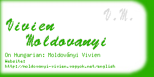 vivien moldovanyi business card